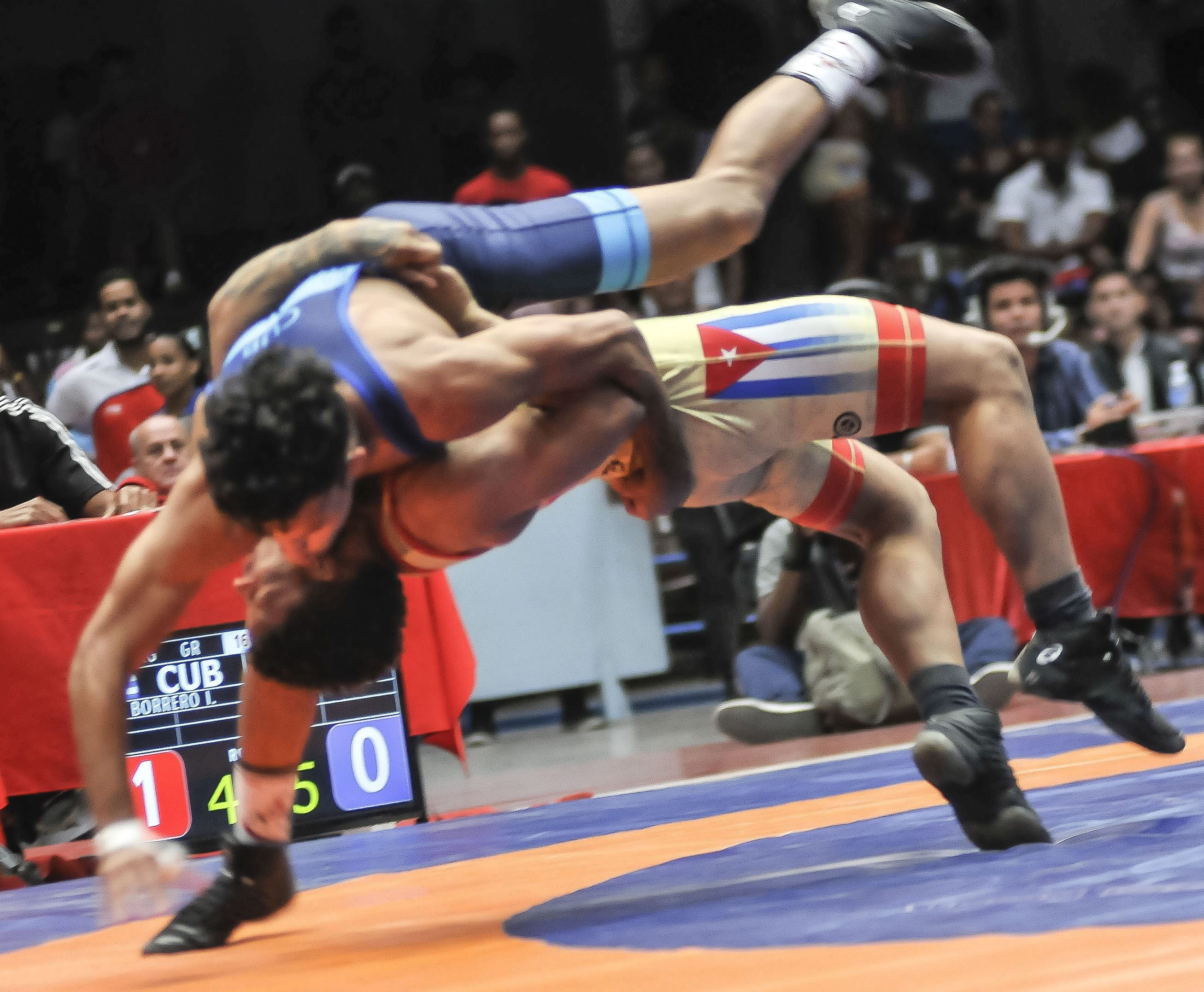 Ismael Borrero, uno de los luchadores que veremos en el torneo Granma-Cerro Pelado. Foto: José Raúl Rodríguez Robleda