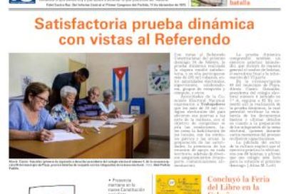 Lunes 18 de febrero de 2019