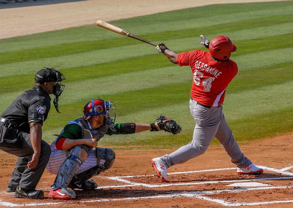 Alfredo Despaigne bateó de 4-3 ante los Charros. Foto: José Manuel Correa Armas.