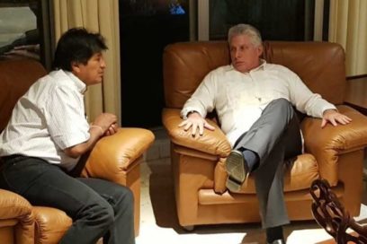 Presidentes de Bolivia y Cuba analizan temas internacionales (+ Fotos)