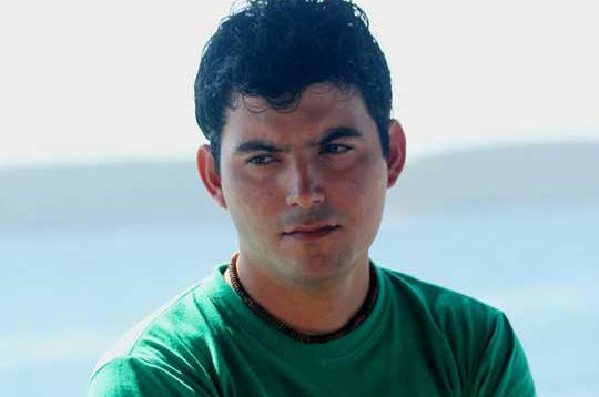 El joven escritor Daniel Zayas Aguilera, galardonado en el acápite de narrativa.