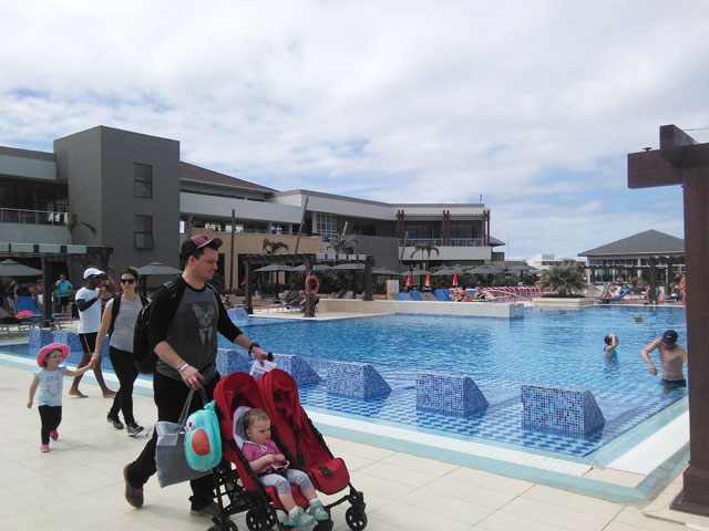 La familia presente en la jornada por el Día del amor. Foto: José Luis Martínez Alejo
