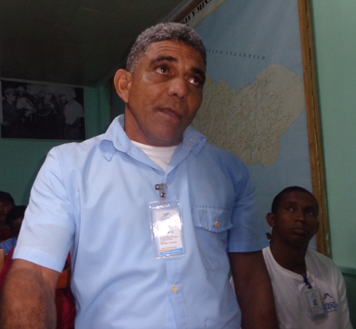 Agustín Rojas, jefe de mantenimiento del taller industrial de la UEB, quien considera que “la clave está en hacer perdurables las tareas de mantenimiento”. Foto: Adriana Rojas Preval
