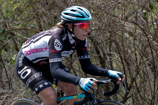 Arlenis Sierra escala Topes de Collantes como preparación durante la sexta etapa (Ciego de Ávila-Sancti Spíritus-Topes de Collante 168 km) del VI Clásico Nacional de Ciclismo de Ruta, el 12 de Marzo de 2019 en Sancti Spíritus, Cuba. FOTO: Calixto N. Llanes/Periódico JIT (Cuba)