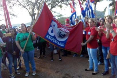 En Mayabeque Bandera XXI Congreso de la CTC