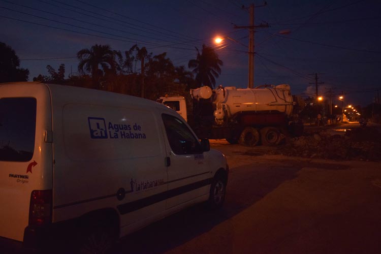 Aguas de La Habana soluciona salidero en Reparto Martí