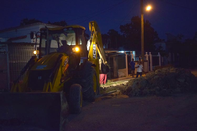 Aguas de La Habana soluciona salidero en Reparto Martí