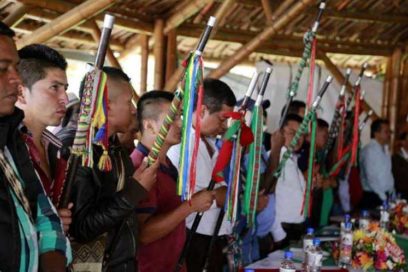 Movilización de pueblos indígenas en suroeste de Colombia