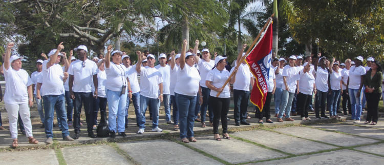 Delegación de Mayabeque al XXI Congreso de la CTC. Foto: Isabel Aguilera