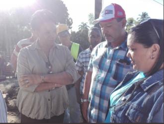 Ines Maria en Santiago de Cuba recorre La Maya