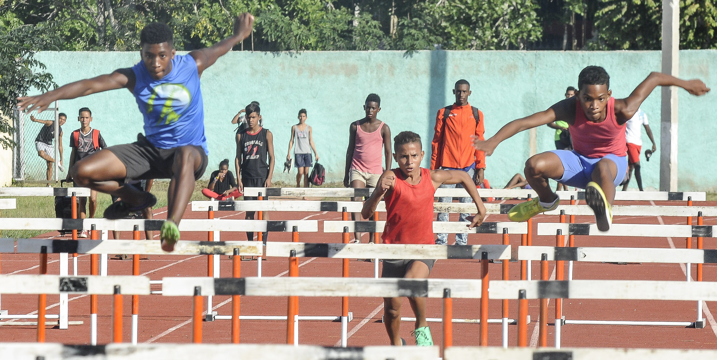Pista de atletismo en la provincia de Camagüey. Foto José Raúl Rodríguez Robleda