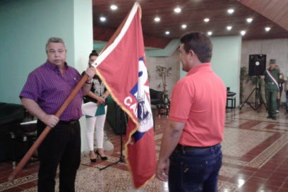 La bandera y el compromiso de la tropa agramontina del XXI Congreso (+ Fotos)