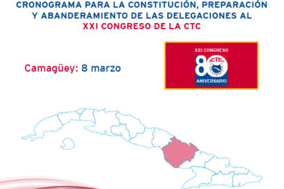 Todo listo para abanderar delegación camagüeyana al XXI Congreso