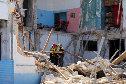 Sufre derrumbe parcial edificio en capital cubana (+ Fotos)