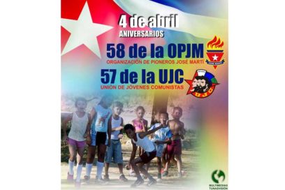 Díaz-Canel felicita a organizaciones de jóvenes y pioneros