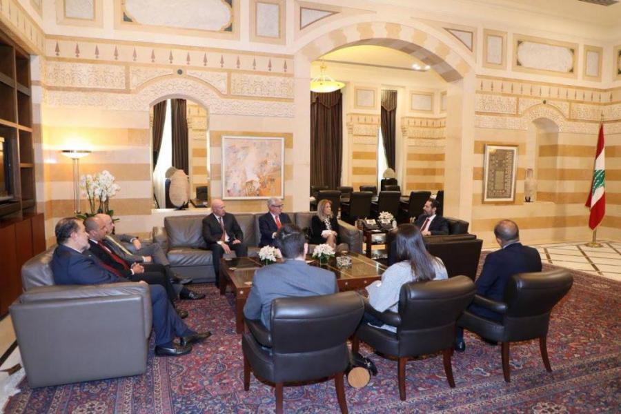 Embajador de Cuba participa en reunión con Premier libanés Foto: PL