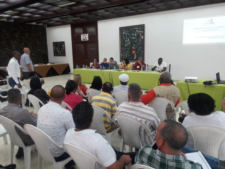 Encuentro de los delegados con los Osdes y Ministerios XXI Congreso CTC