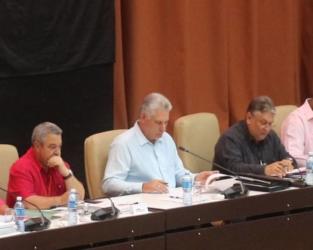 Díaz-Canel en XXI Congreso de la CTC