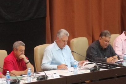 Díaz-Canel asiste a comisión de temas económicos (+Fotos y Video)
