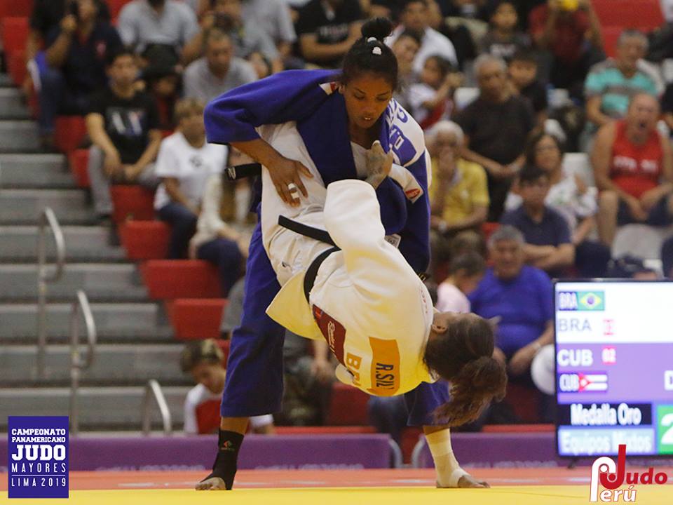 Anailys Dorvigny sacó una buena victoria ante Rafaela Silva. Foto: del evento