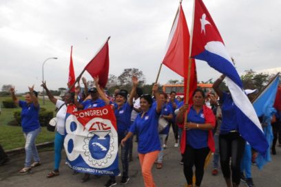 En La Habana la Bandera XXI Congreso de la CTC