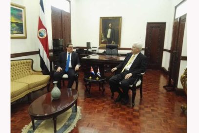 Bruno Rodríguez expresa voluntad de fortalecer nexos con Costa Rica