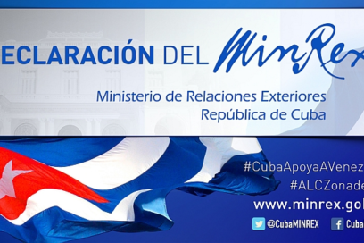 Cancillería de Cuba rechaza calumniosa mención anticubana del llamado Grupo de Lima