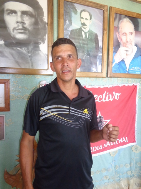 Alberto Fernández Marzo, administrador de la cooperativa Iraelda Marzo del municipio de Maisí en Guantánamo