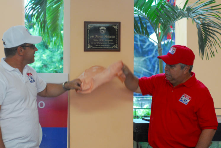 Ulises Guilarte de Nacimiento, secretario general de la CTC, durante la inauguración de la Villa XXI Congreso, Hotel Tulipán, municipio Plaza de la Revolución. Foto: Heriberto González Brito