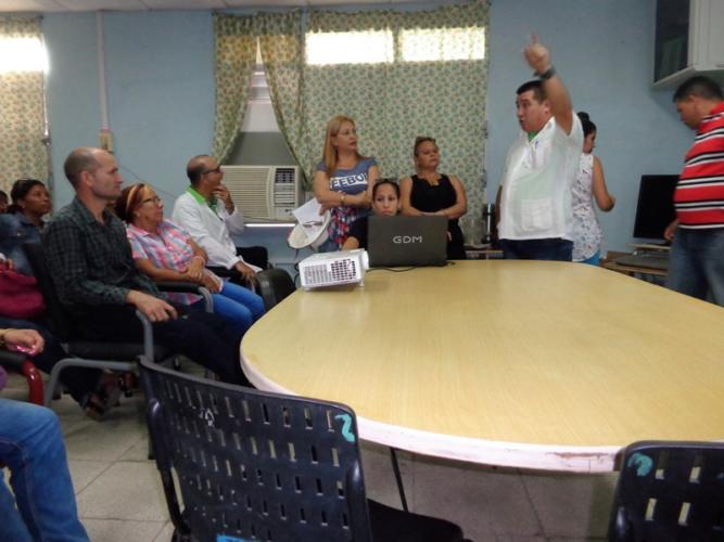 En el policlínico 7 de Noviembre. Foto: Jorge Pérez Cruz