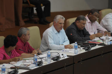 Miguel Díaz-Canel Bermúdez en XXI Congreso CTC