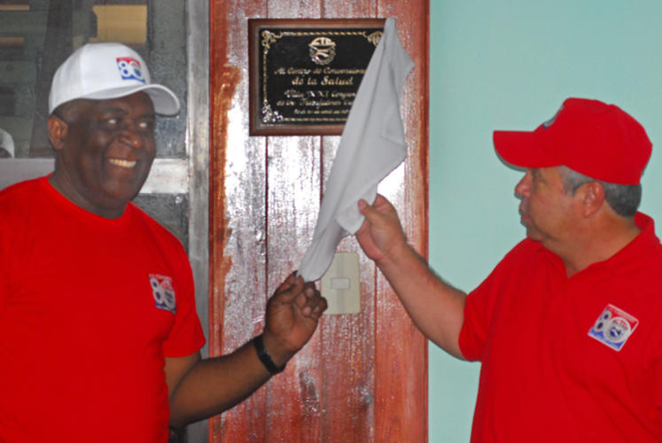 Ulises Guilarte De Nacimiento durante su visita al Centro de Convenciones de Cojímar. Foto: Heriberto González Brito