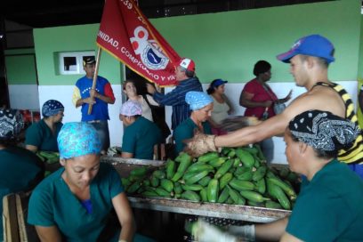 Delegados al XXI Congreso en contacto con colectivos eficientes