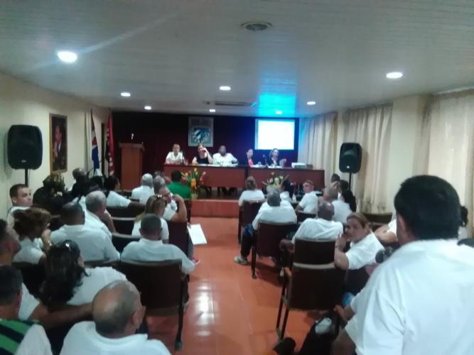 Los delegados avileños reafirmaron que este es un Congreso para patentizar la unidad y ratificar compromisos a tono con los cambios en el escenario laboral. Foto: José Luis Martínez Alejo