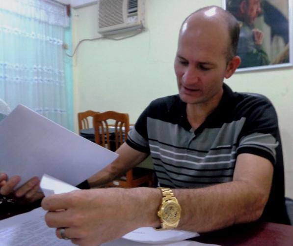 Leobanys Ávila Góngora, secretario general de la CTC en Las Tunas. Foto: Jorge Pérez Cruz
