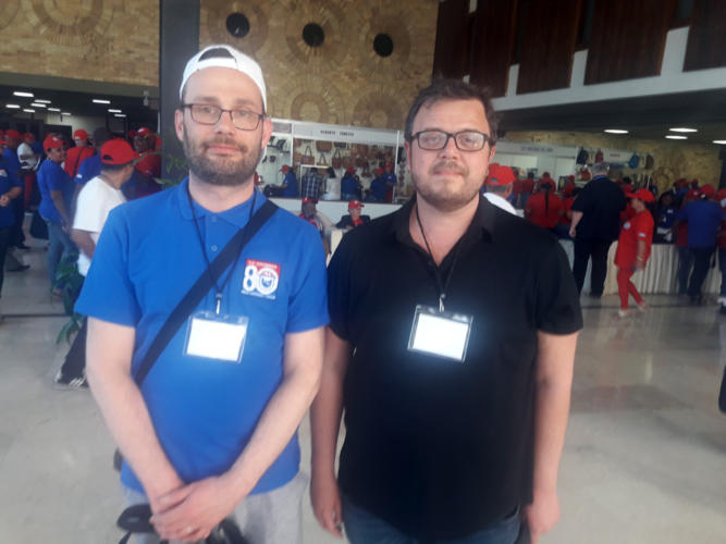Benjamín Weng y Aceffrey Coblel. Foto: Barreras Ferrán