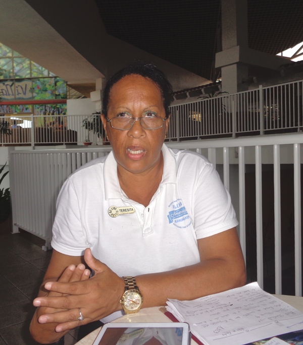 “Es un orgullo integrar la delegación a las sesiones finales del XXI Congreso de la CTC”, confiesa Teresita.