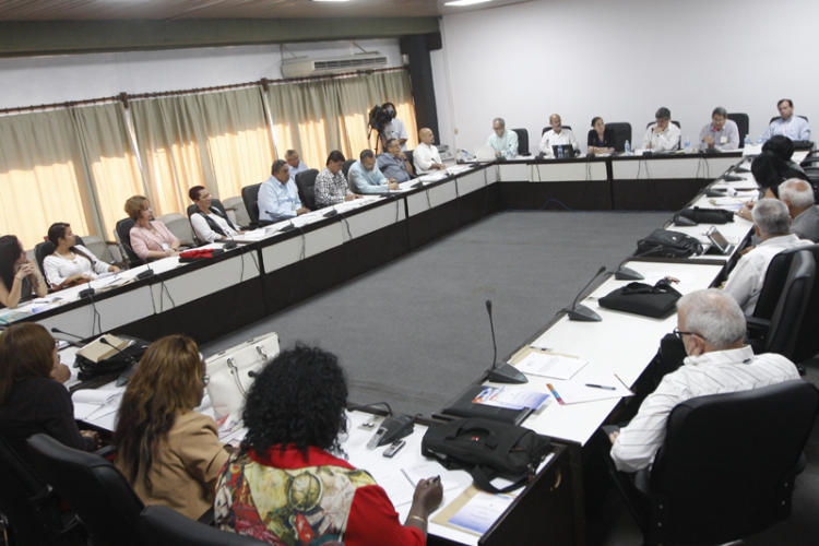 Vista comision internacionales IX Legislatura ANPP