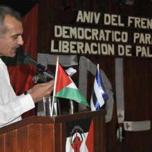 Walid Hamad, representante en Cuba del Frente Democrático por la Liberación de Palestina (FDLP).