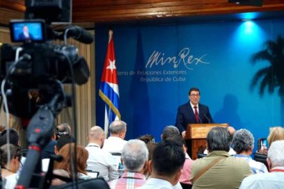 Cuban FM Calls for Int’l Efforts to Prevent New US Sanctions