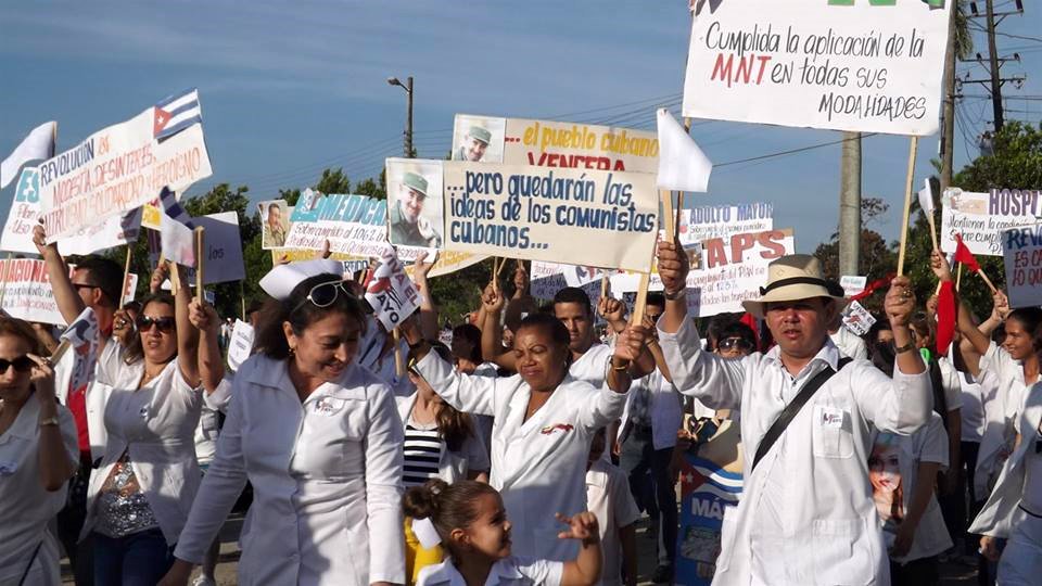 Primero de Mayo: trabajadores de la salud al frente del desfile ...