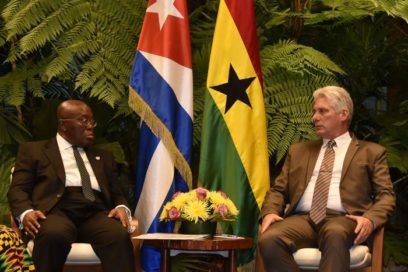 Diaz-Canel receives President of Ghana