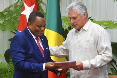 Recibió Díaz-Canel al Canciller de la República del Congo