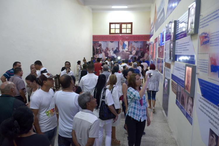 La reapertura del museo municipal, con nuevas exposiciones fue otro de los regalos por las celebraciones del 10 de abril. Foto: Alejandro Rodríguez Leiva