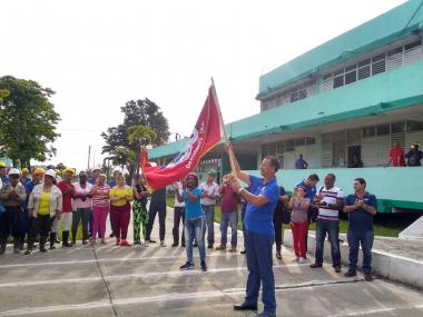 Artemisa acogió bandera XXI Congreso de la CTC