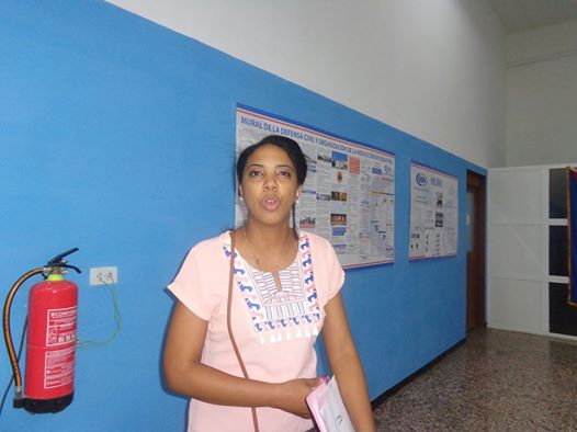 Adaleidy Gainza Guillén, secretaria general de la organización sindical de base de la Empresa de Servicios Automotores, ubicada en el municipio habanero de San Miguel del Padrón.