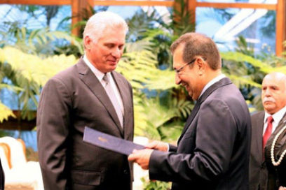 Recibió Díaz-Canel las Cartas Credenciales de nuevos embajadores (+Fotos)