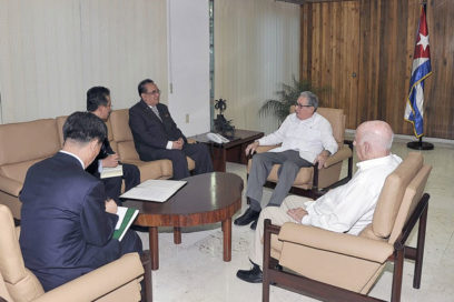 Recibió Raúl al Vicepresidente del Comité Central del Partido del Trabajo de Corea