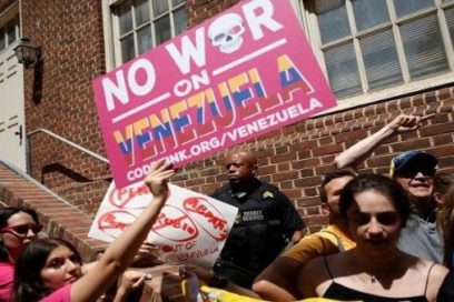 Policía de EE.UU. irrumpe en embajada de Venezuela en Washington (+ Video)