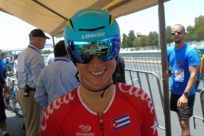 Heidy en la pradera del ciclismo